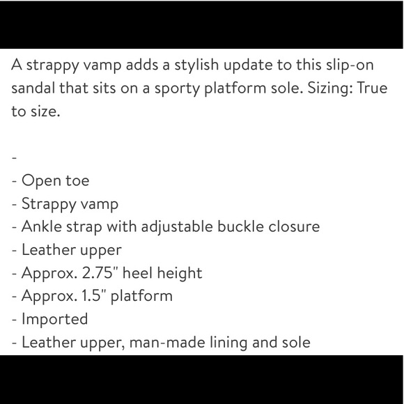 ๐ปAuthentic Kate โ ๏ธ Spade NY Navy & White Leather Platform Sandal Sz. 8B EU 38.5 - Picture 13 of 13